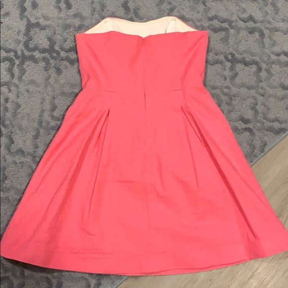 Lilly Pulitzer Strapless Pink Dress with Pockets - Picture 7 of 8